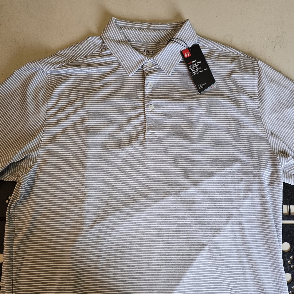 Under Amour Polo Shirt; Loose Fit 2XL